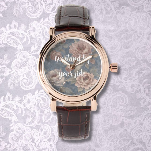 Montre Cadeau commémoratif de jardin gracieux pour le deu (Graceful Garden Memorial Gift for Grieving Mother)
