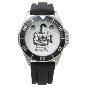 MONTRE CADEAU DE BOXEUR POUR HOMMES
