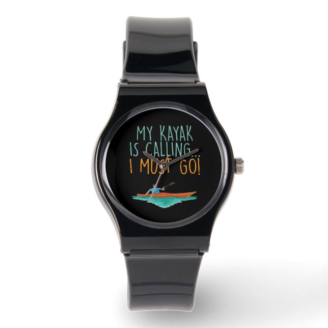 Montre Cadeau de kayak en kayak (Recto)