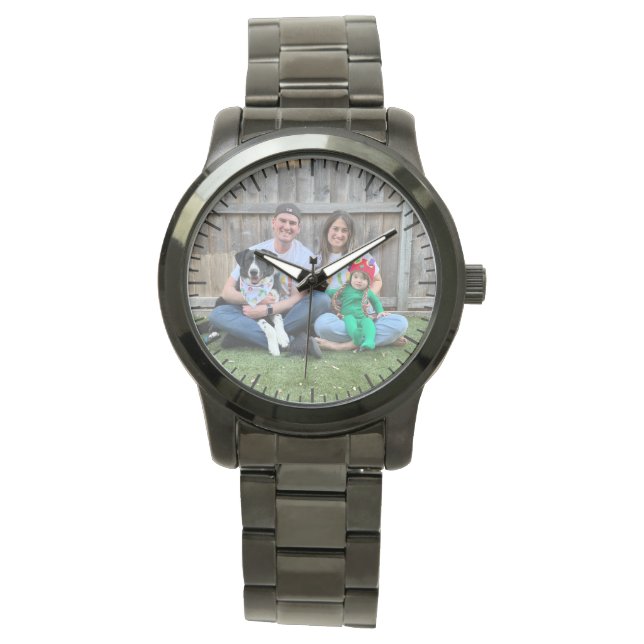 Montre Cadeau de la fête des mères, photo personnalisée n (devant)