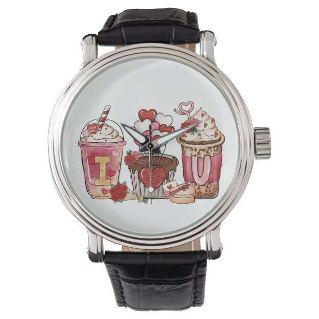 Montre Cadeau de la Saint-Valentin | Je t'aime (devant)