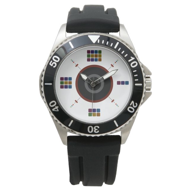 Montre Cadeau de surveillance DJ moderne personnalisé pou (devant)