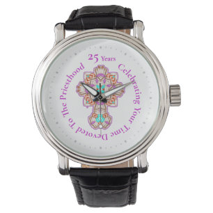 Montre Cadeau du 25e anniversaire de l'ordination des pr