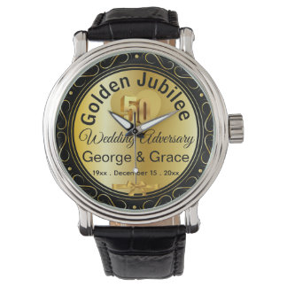 Montre Cadeau du 50e anniversaire du Jubilé d'or pour une