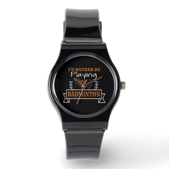 Montre Cadeau du joueur de badminton (Recto)