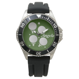 Montre Cadeau Homme Balle de Golf et Tee Gradient