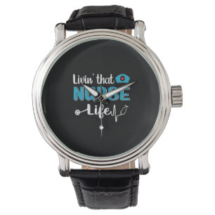 Montre Cadeau infirmière Vivre Cette Vie Infirmière
