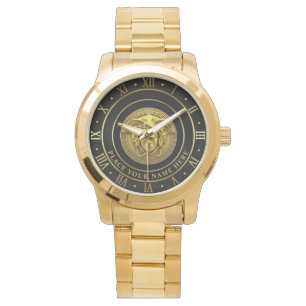 Montre Cadeau personnalisé Méduse dorée