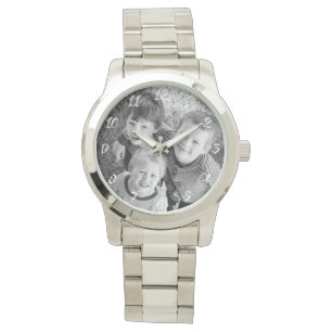Montre Cadeau photo personnalisé classique