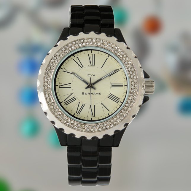 Montre Cadeau pour une dame avec le nom Eva sur un (Créateur téléchargé)