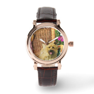 Montre cadeaux d'art de terrier de cairn