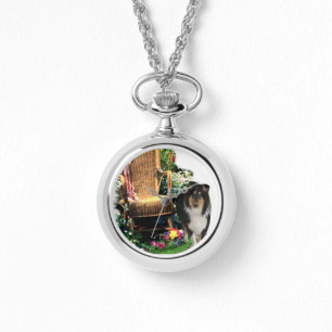 Montre Cadeaux d'art Tri Color Rough Collie