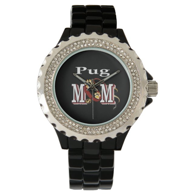 Montre Cadeaux de maman Pug (devant)