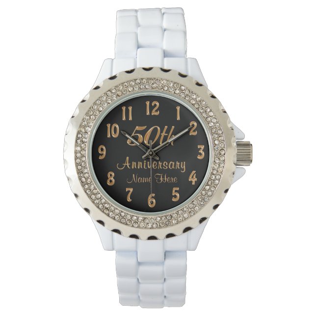 Montre Cadeaux personnalisés du 50e anniversaire pour lui (devant)