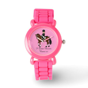 Montre Cadeaux pour filles - J'aime les chevaux - cavalie