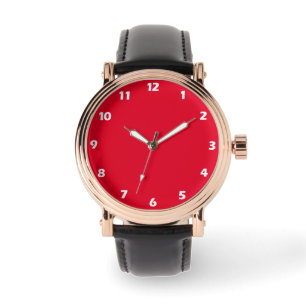 Montre Cadmium Rouge couleur solide