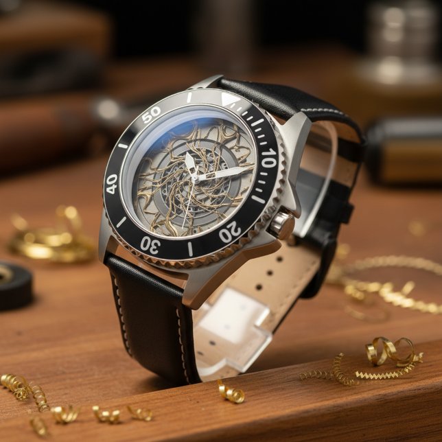 Montre Cadran 3D Luxe (Créateur téléchargé)