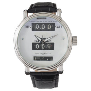Montre Cadran de Pompe à Essence Vintage