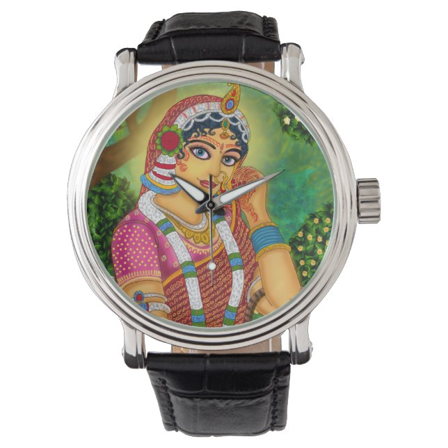 Montre Cadran mural de la déesse Radha (devant)