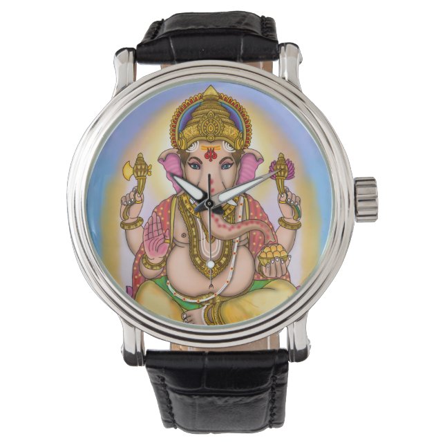 Montre Cadran mural décoratif Lord Ganesha (devant)