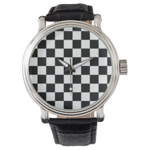 Montre Cadran noir et blanc mural
