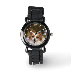 Montre Cadran-plat mignon d'amoureux de les chiens de