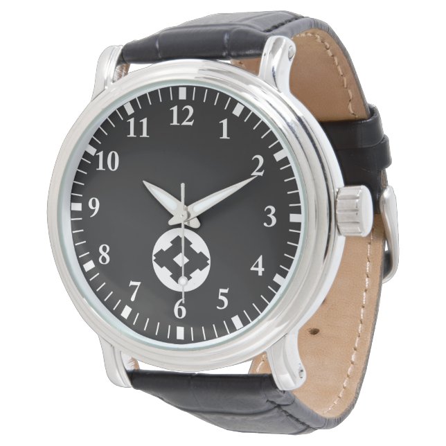 Montre Cadre rhombique dans gâteau de riz (Incliné)