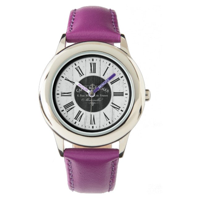Montre Café français classique rétro (devant)