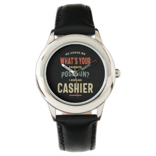 Montre Caissier Titre du travail Cadeau
