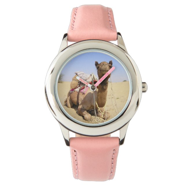 Montre Camel Desert Moyen-Orient Paix Amour Nature Destin (devant)