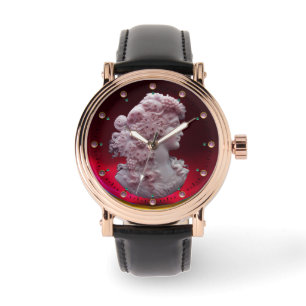 MONTRE CAMEO ANTIQUE, DAME AUX RAISONS ET AUX GRAPEVINES