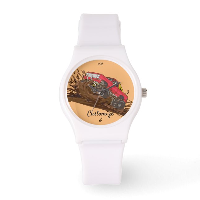 Montre Camion de boue à 4 roues Thunder_Cove (Recto)