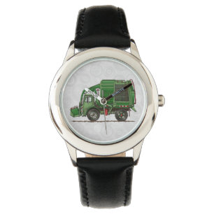 Montre Camion de déchets mignon de camion à ordures