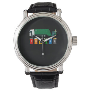 Montre Camion de recyclage