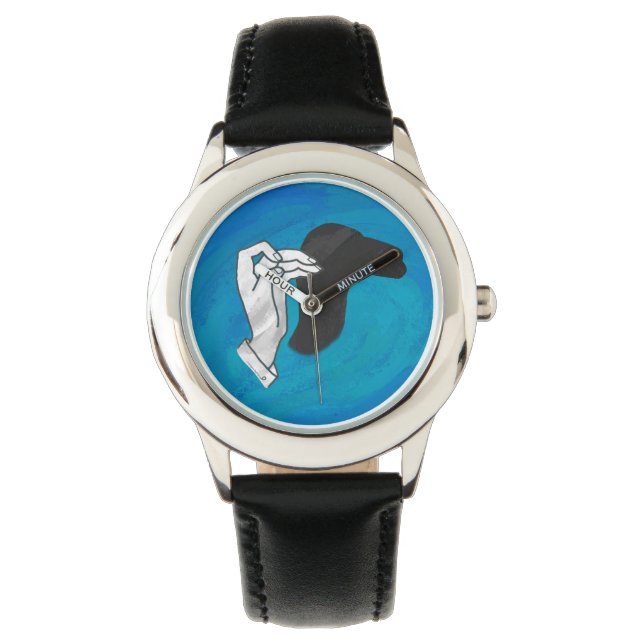 Montre Camion Ombre Sur Bleu (devant)