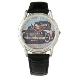 Montre Camion Rustique Grunge - Une beauté Vintage