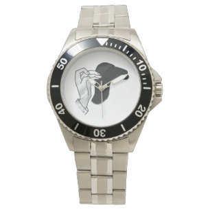 Montre Camion Silhouette à la main