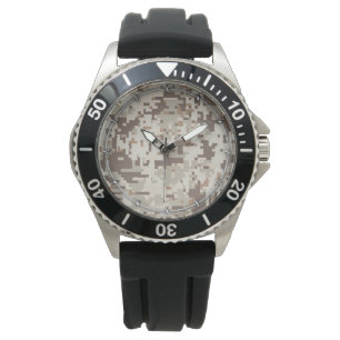 Montre Camouflage numérique de style désert