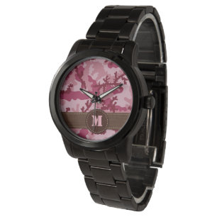 Montre Camouflage rose
