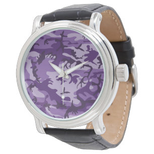 Montre Camouflage Violet, Militaire, Armée