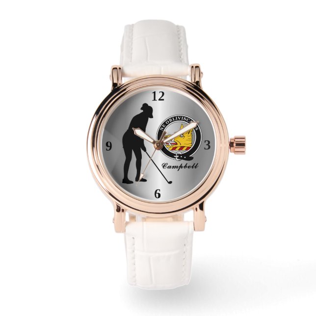 Montre Campbell Clan Badge (Hers) Golf (Recto)
