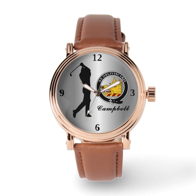 Montre Campbell Clan Badge (Son) Golf (Recto)