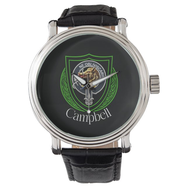 Montre Campbell Scottish Clan Crest (devant)