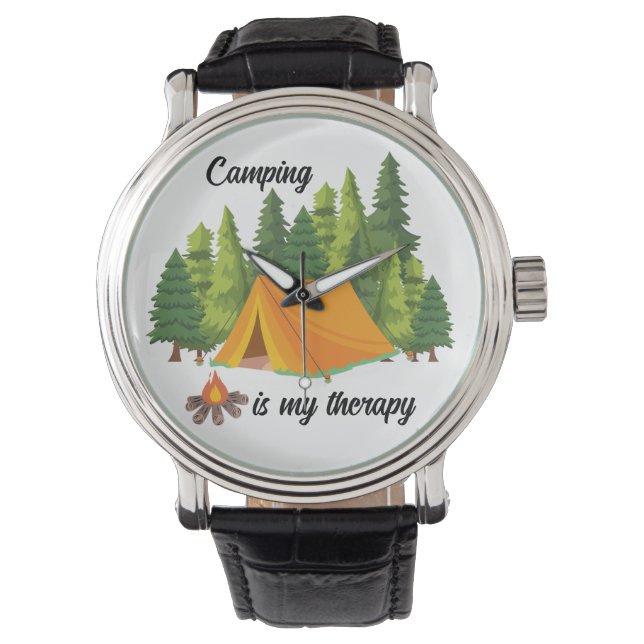Montre Camping est ma thérapie été (devant)