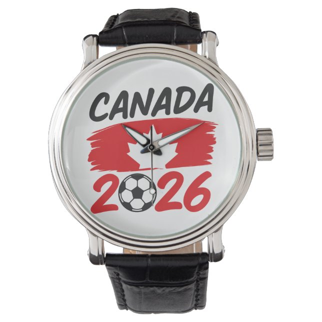 Montre Canada 2026 Conception pour les fans de football a (devant)