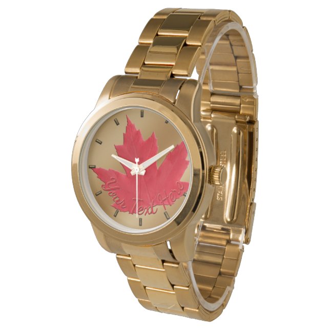 Montre Canada Watch Canada Maple Leaf Souvenir Wistwatch (Incliné)