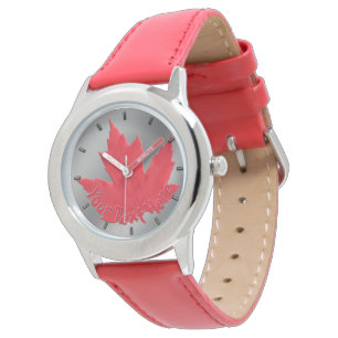 Montre Canada Watch Canada Maple Leaf Souvenir Wistwatch