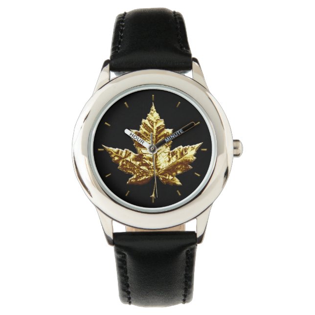 Montre Canada Watch Gold Canada Souvenir Montre-poignet (devant)