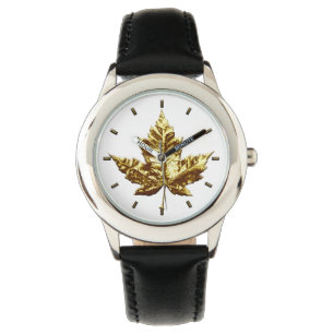 Montre Canada Watch Gold Canada Souvenir Montre-poignet
