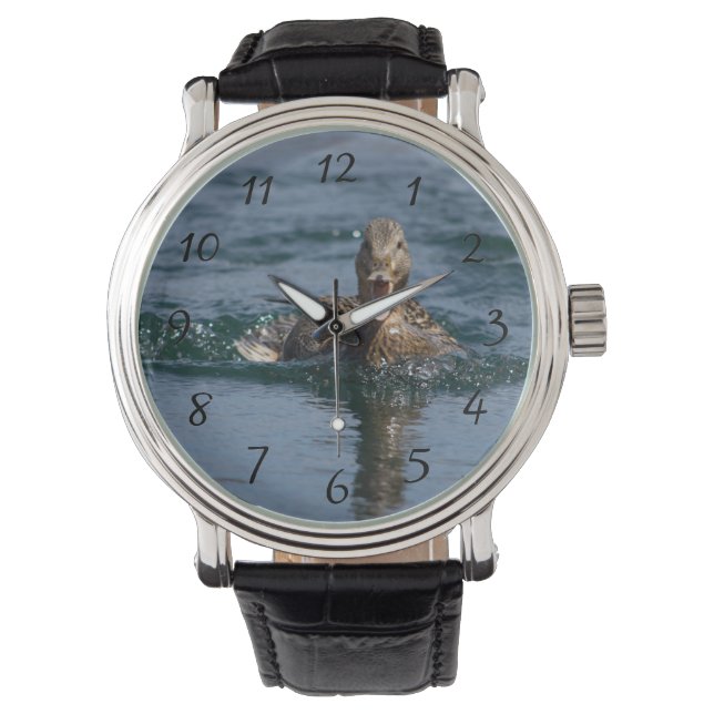 Montre Canard avec bec ouvert (devant)